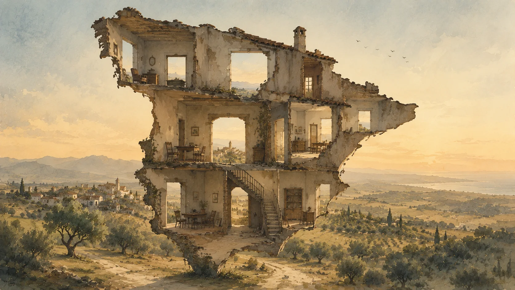 La península de las casas vacías: cuando imaginar lo imposible ayuda a contar la verdad
